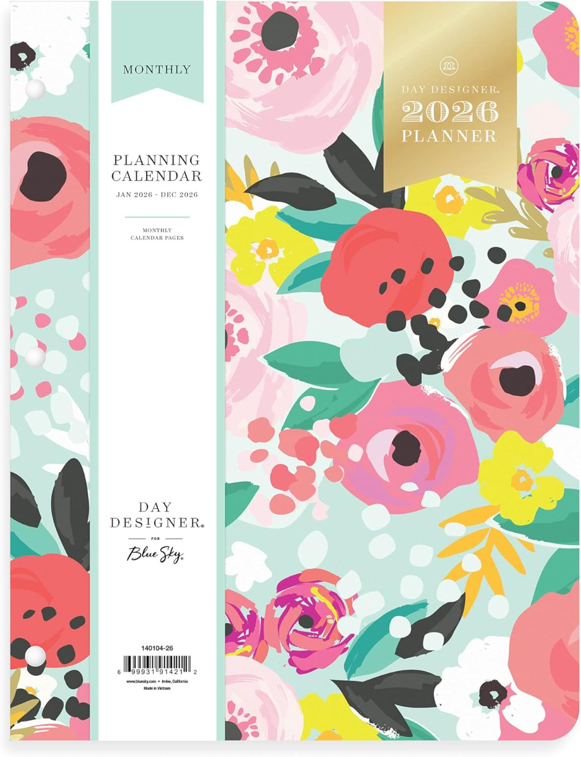 Day Designer 2026 Monthly Planner Calendar, January 2026 – December 2026, 8.5″ x