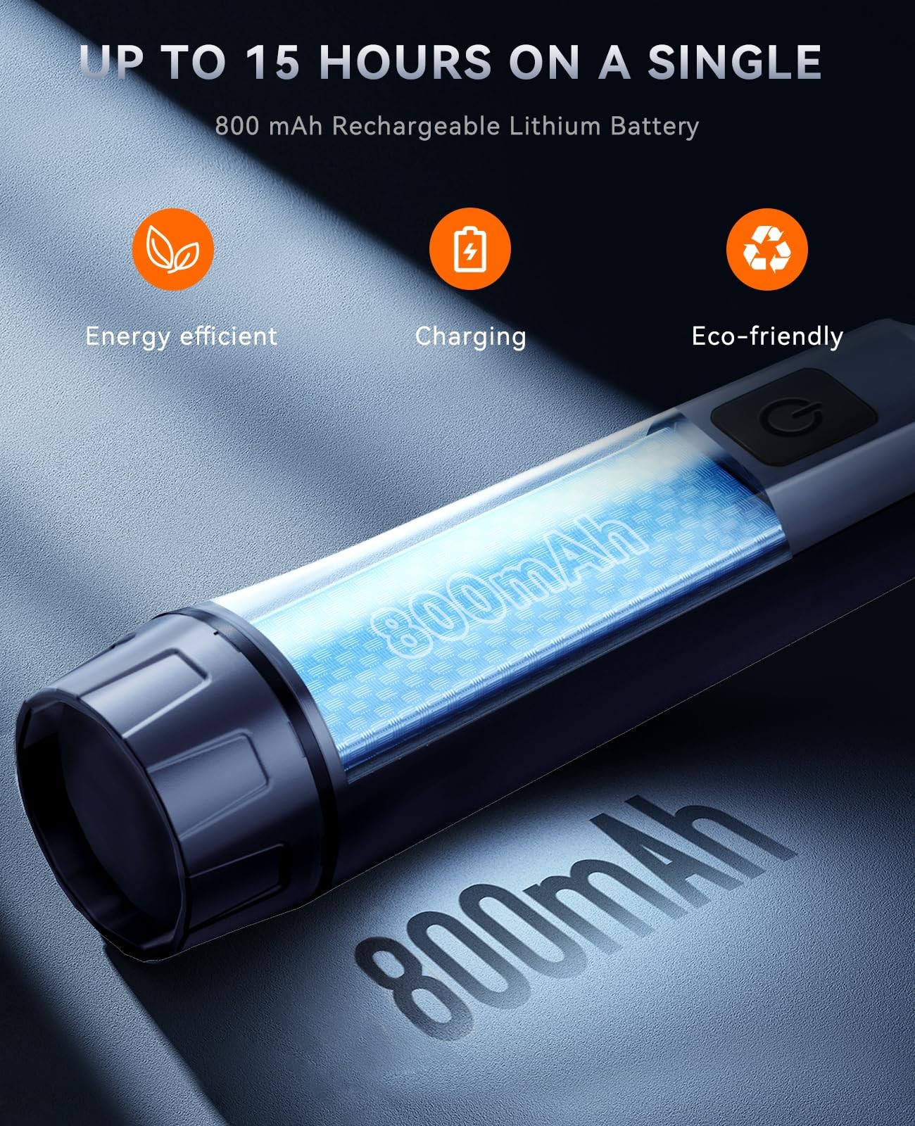 SUNPOW Metal Detector Pinpointer Rechargeable – 800mAh Battery for 15H Use – …