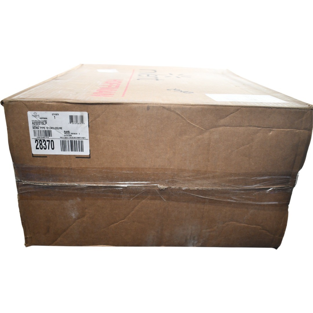 NEW nVent Hoffman A202010LP 20x20x10 NEMA Type 12 Enclosure Steel Gray