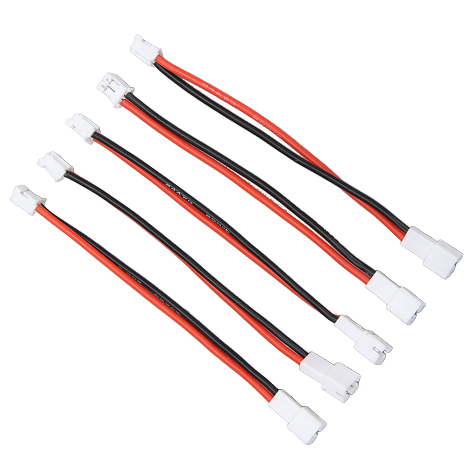 5Pcs PH2.0 2P Battery Adapter Cable For Axial SCX24 1/24 (3.6in)