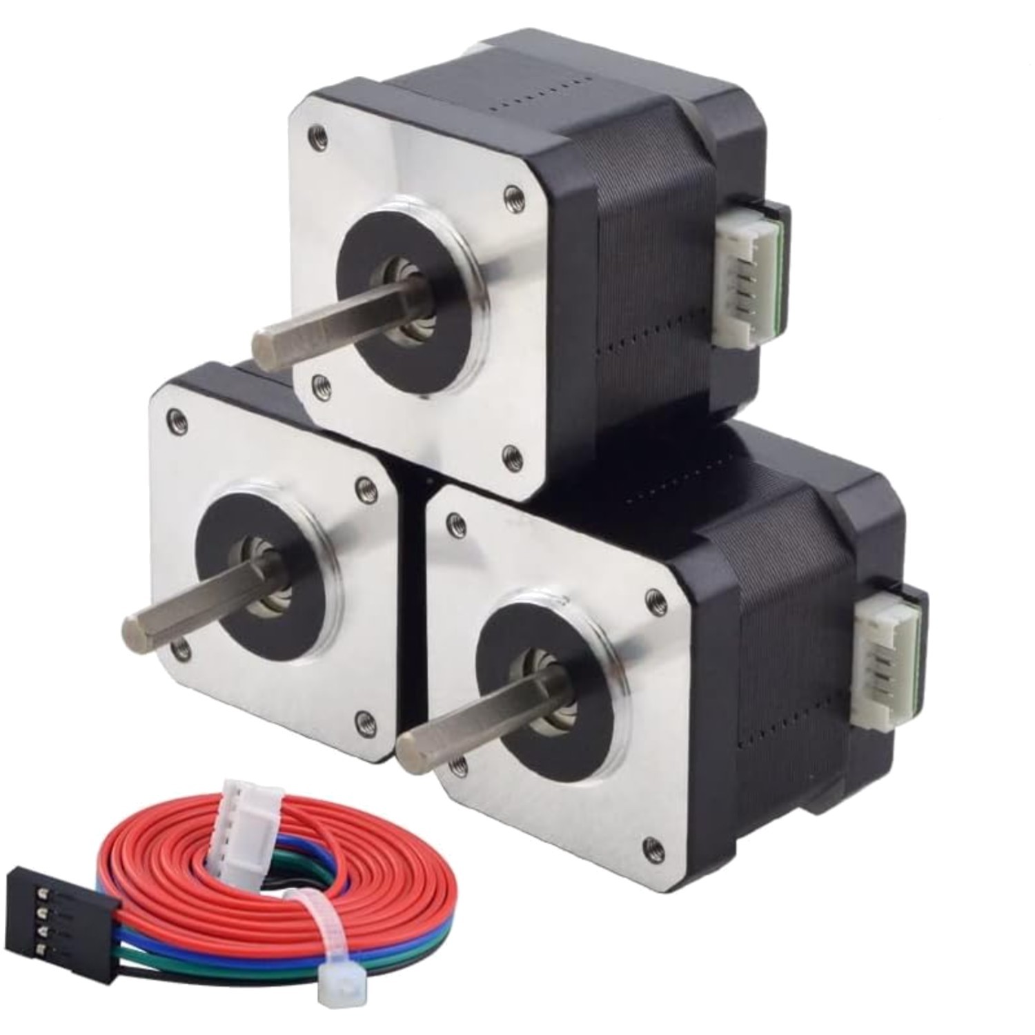 1.8deg 42Ncm Stepper Motor 5-Pack with 1m Cable