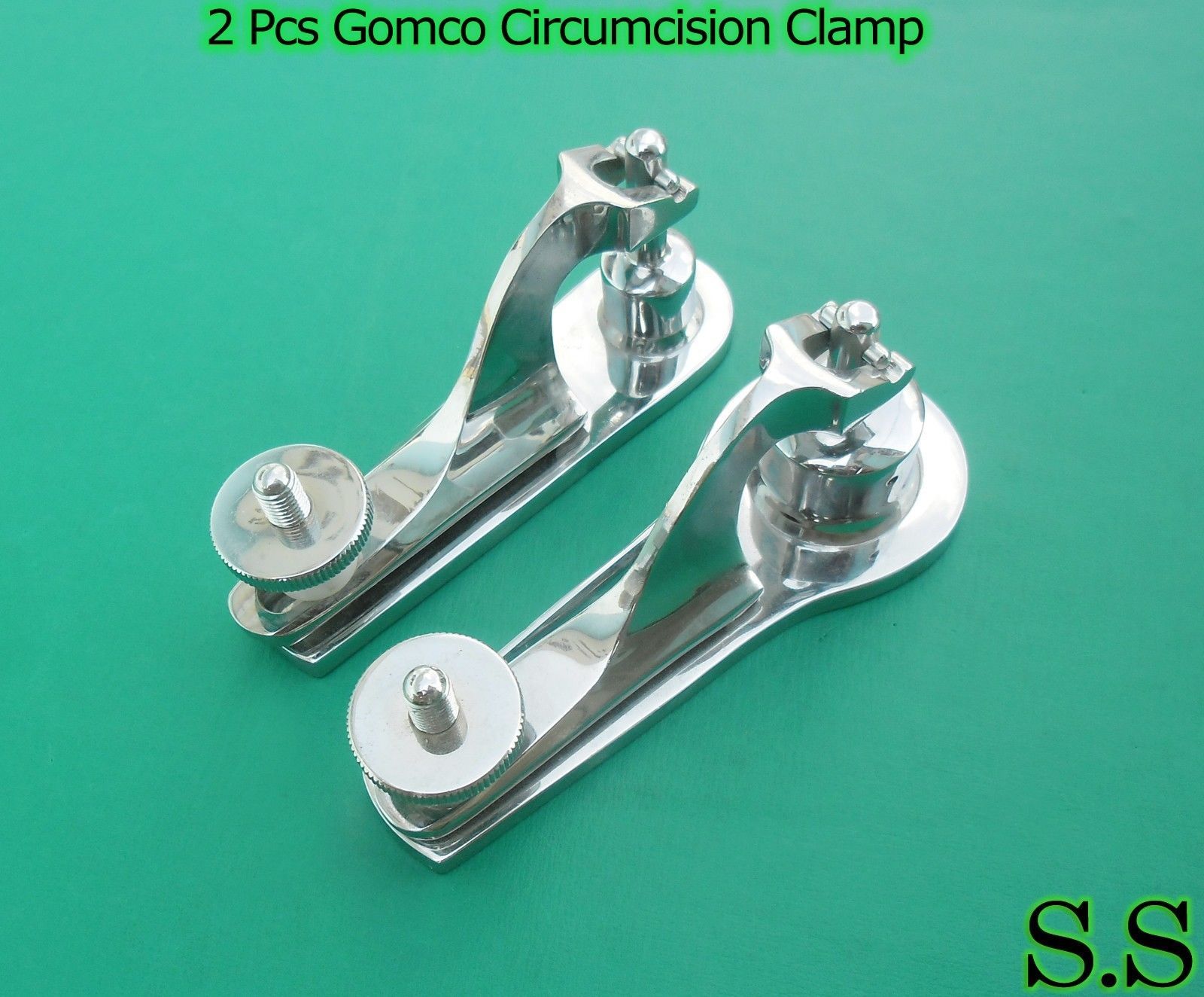 2 PCS Gomco Circumcision Clamp 1.9cm & 2.9cm Surgical Instruments