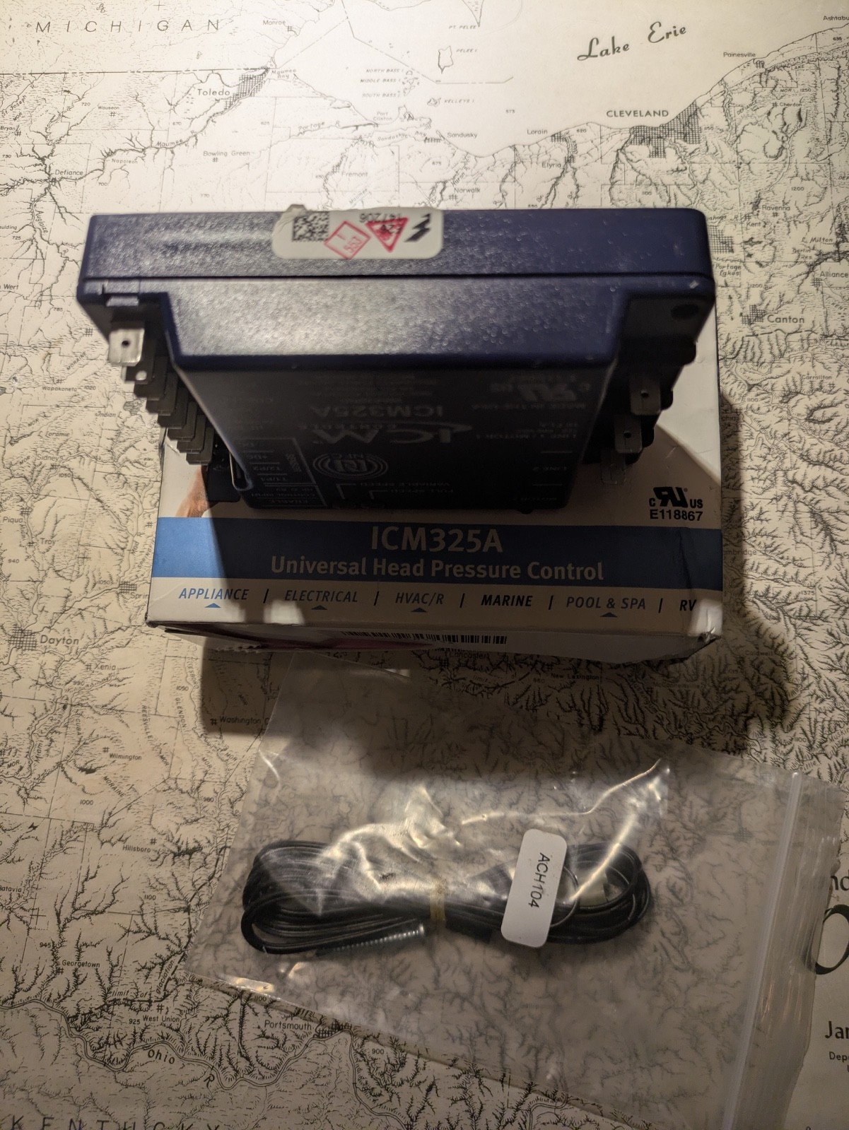 icm325a Universal low ambient Head Pressure Control for heat pumps NEW OPEN BOX