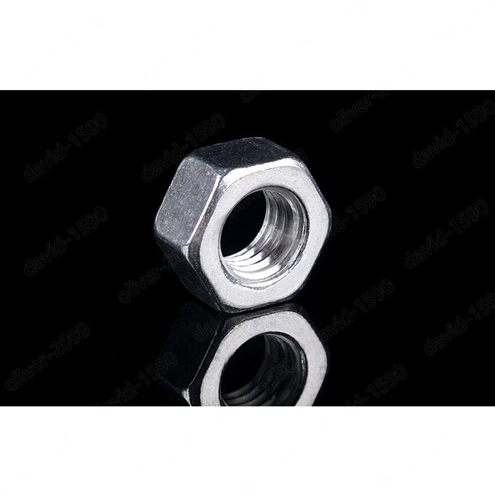 M3 M4 M5 M6 M8 M10 M12 M14 M16 Aluminum Alloy 6061 Hexagon Nuts Hex Nut DIN934