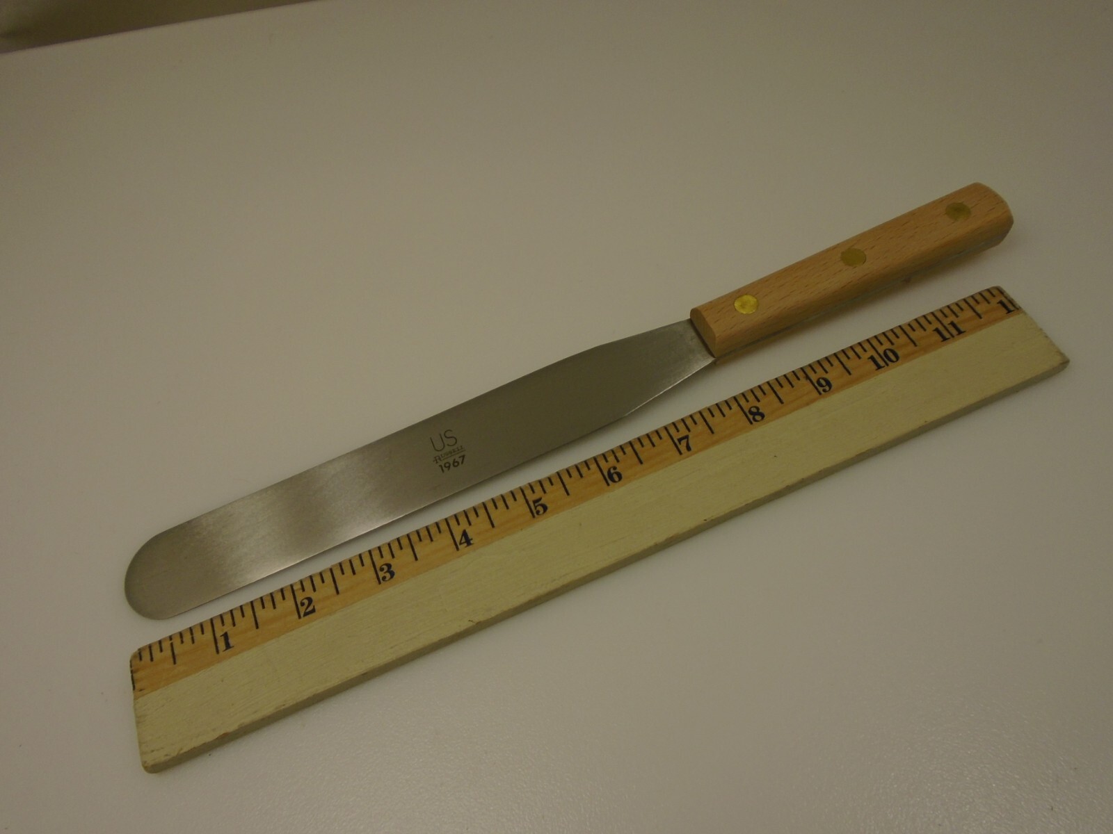 Dexter USA NOS 8 inch Hi Carbon Steel Spatula Palette Knife US Russell 1967