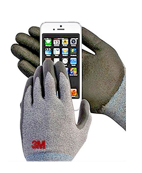 3M Micro Foam Nitrile Grip Coated Nylon Shell Protective Work Gloves 10Pack Grey