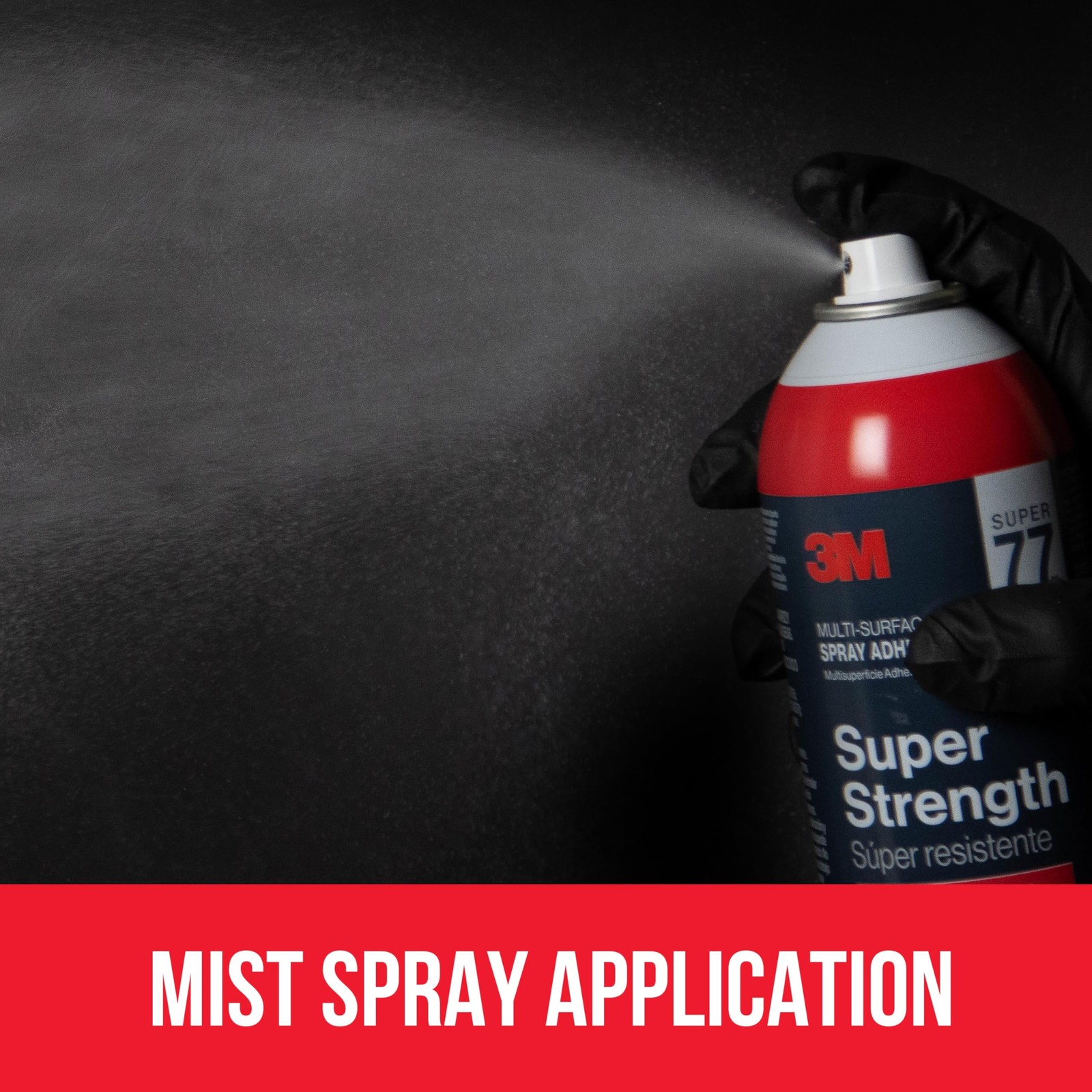 3M Super 77 Multi-Surface Spray Adhesive | Provides Secure Bond In 15 Seconds, D