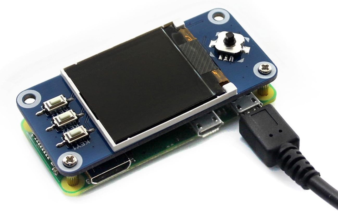 Waveshare 1.44inch LCD Display HAT for Raspberry Pi 128×128 Pixels SPI Interface