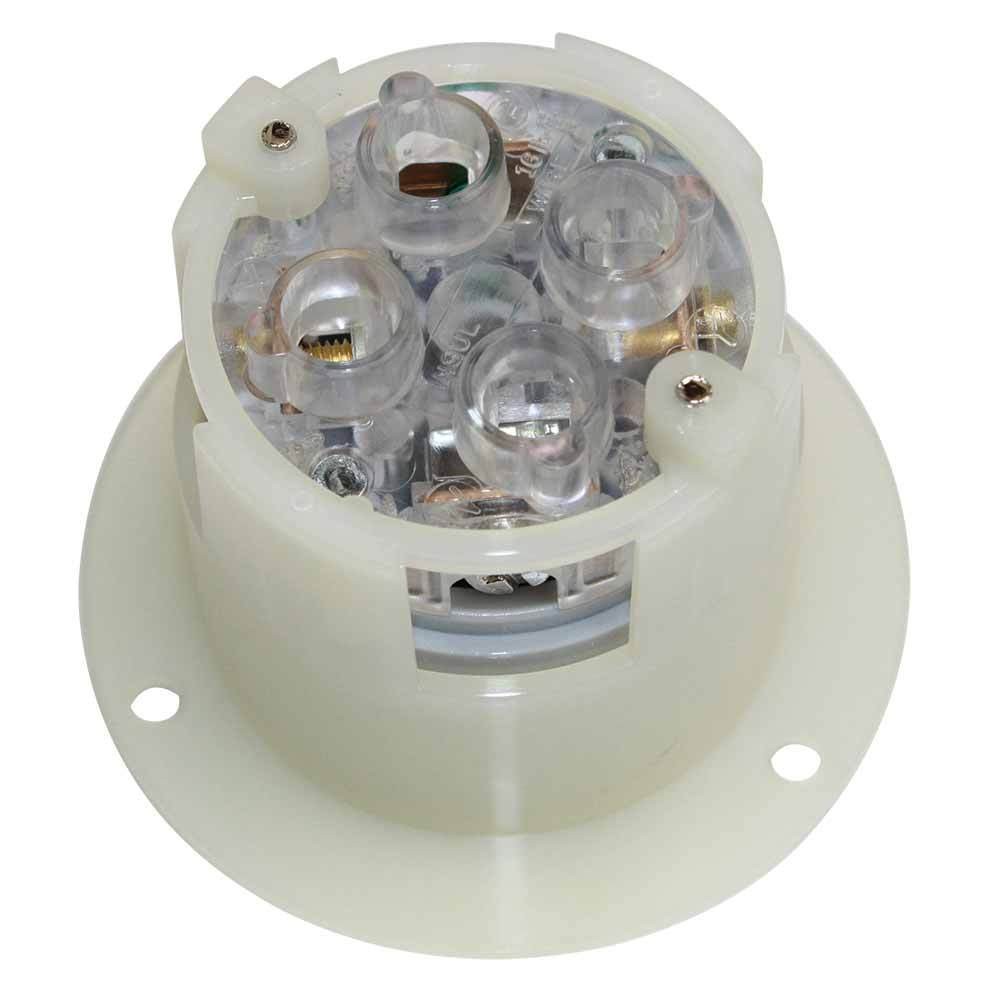 EMA L14-30R 3Pole 4W 30A 125/250V Flush Mount Twist Lock Receptacle Flange Outle