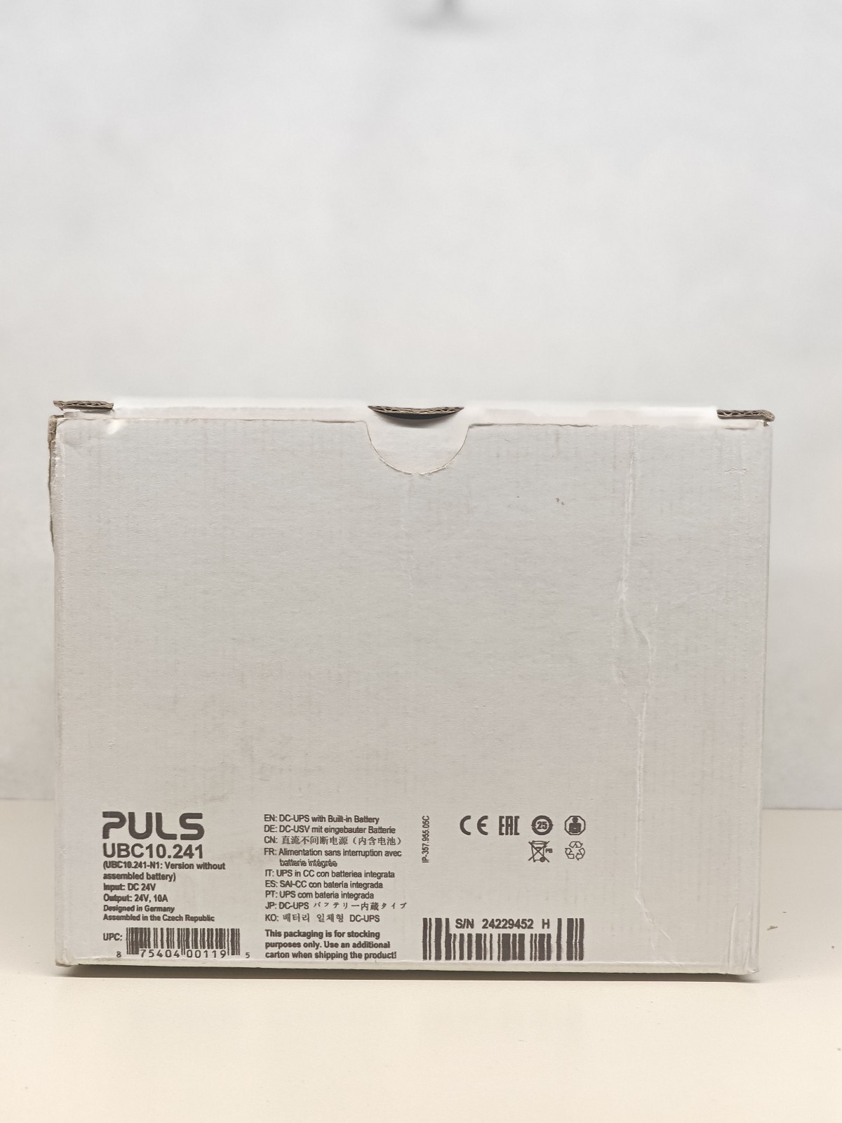 NEW Puls UBC10.241 switch power supply W/ Built-In Battery Backup