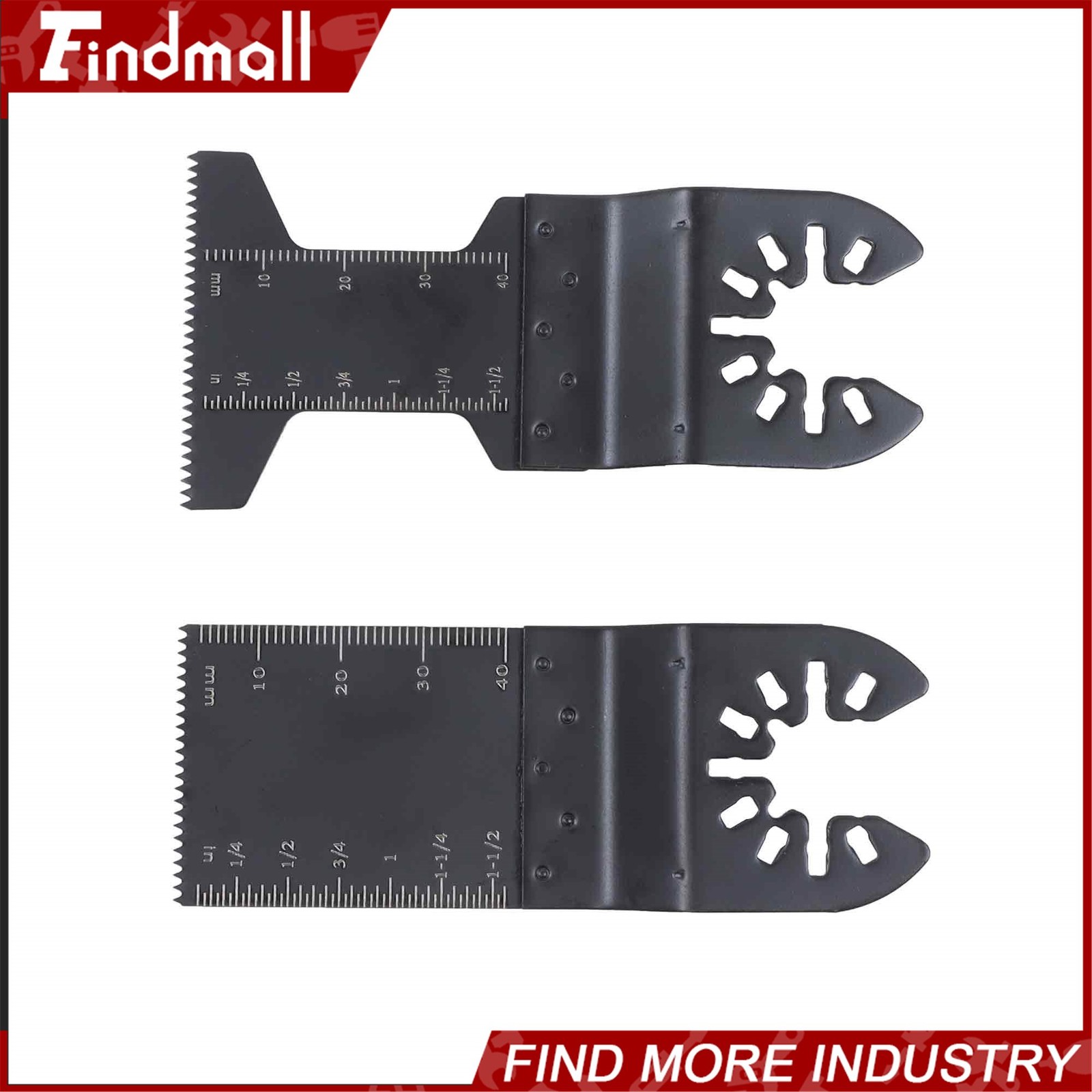 Findmall 100 PCS Multitool Blades Kit Japanese Tooth Oscillating Saw Blades