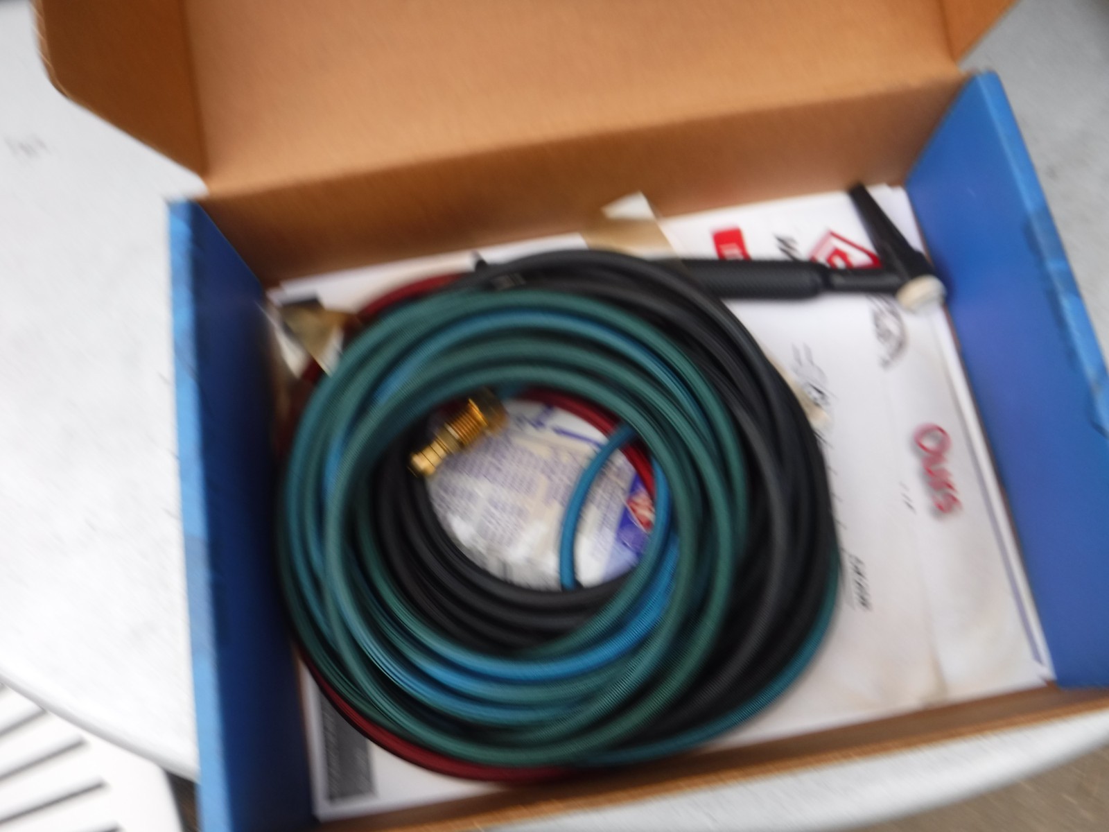 CK20 Water Cooled TIG Torch Kit Flex 250A 12.5′ 3-Pc Super-Flex CK20-12SF FX USA