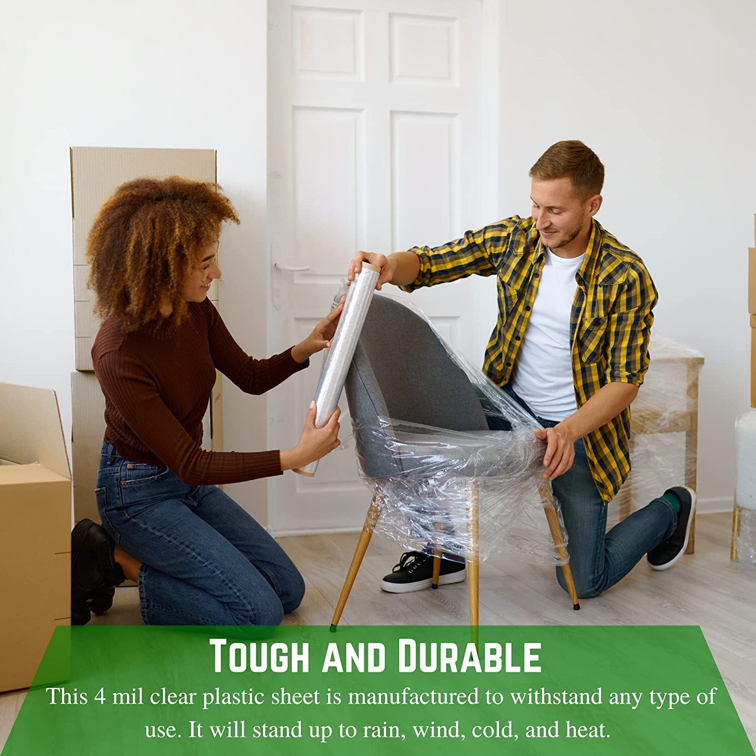 Poly Cover – 4 Mil Clear Plastic Sheeting