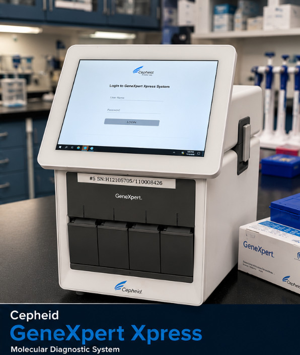 Cepheid GeneXpert Xpress IV-4 Module Molecular Diagnostic System Unlocked