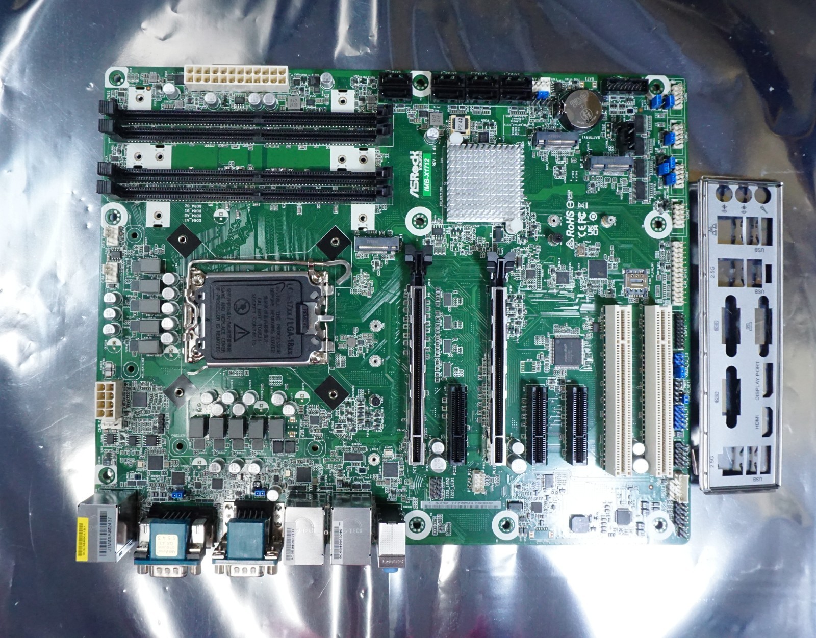 ASRock IMB-X1712 industrial ATX motherboard FOR Intel 12th, 13th, and 14th Gen