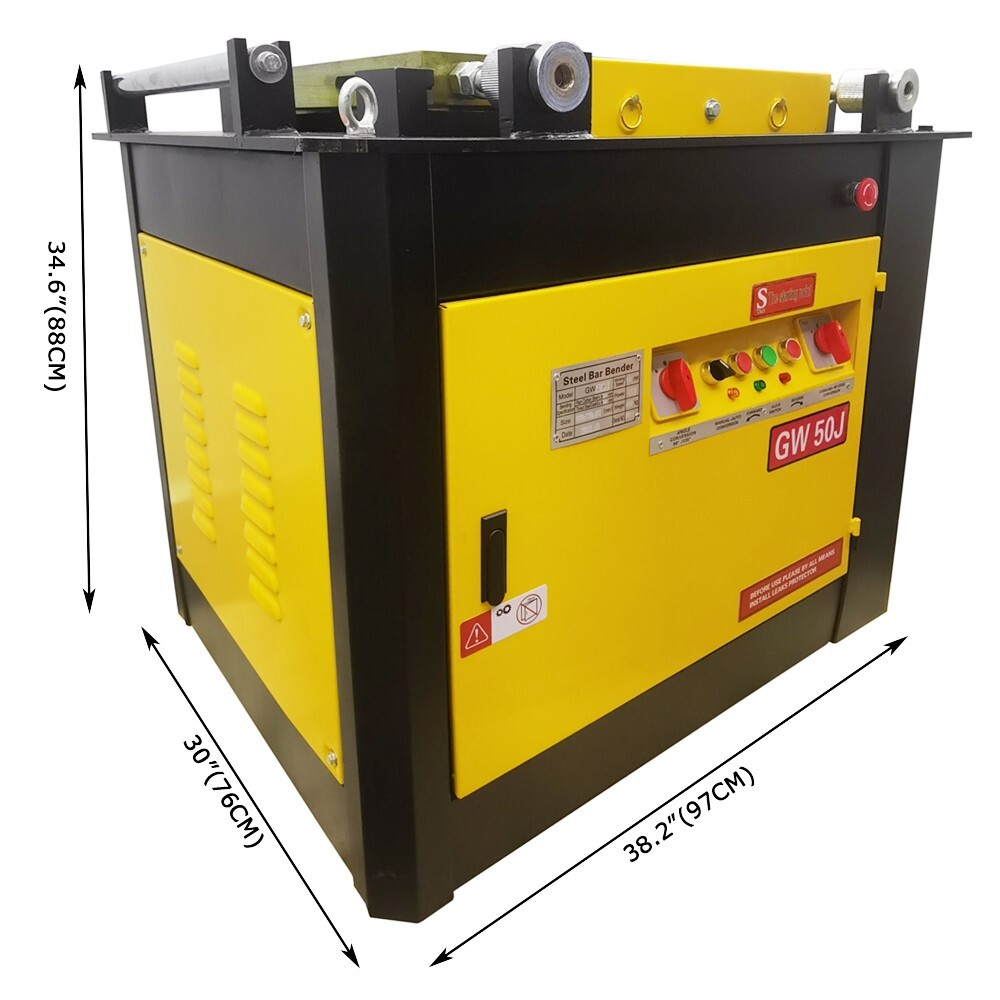 220V 4KW φ0.24 -φ2 50 Type Automatic Steel Bar Bending Machine Rebar Bender