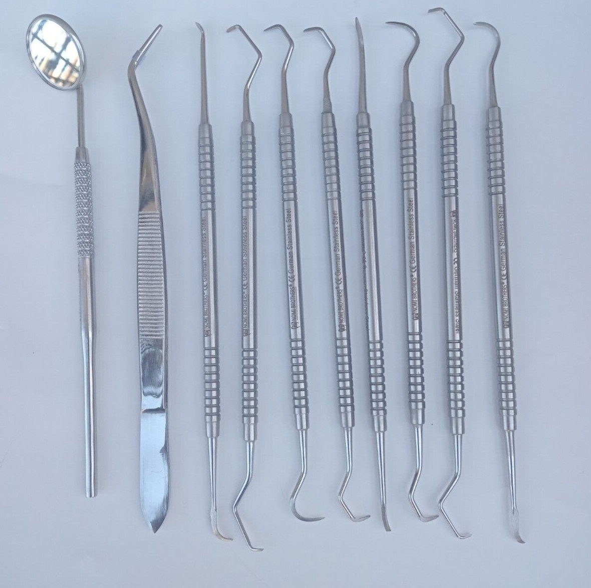 Dental Teeth Cleaning Kit Dentist Floss Plaque Remover Oral Care Tooth Tool 10PS