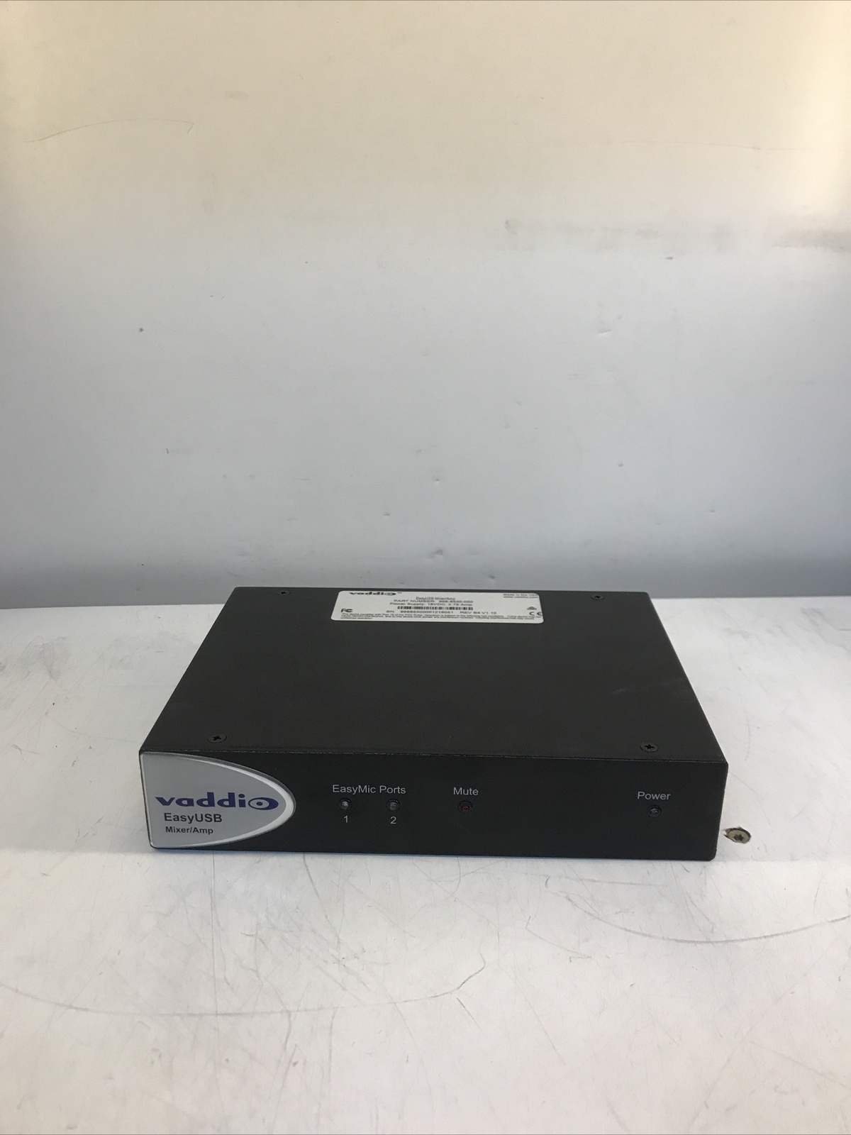 Vaddio EasyUSB Mixer/Amp (998-8530-000) tested power on.