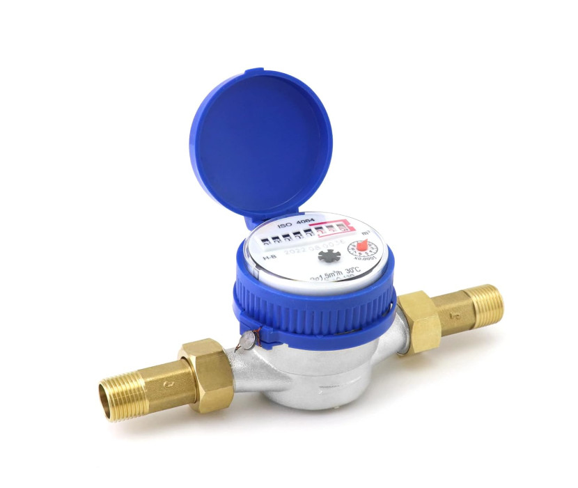 1/2″ Stainless Steel Water Flow Meter with Pulse Output for Home & Garden