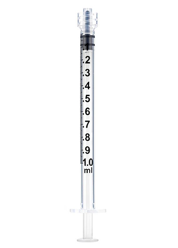 EasyTouch 1ml. Luer-Lock Syringe Barrel – Sterile, Box of 100 Individually Pack