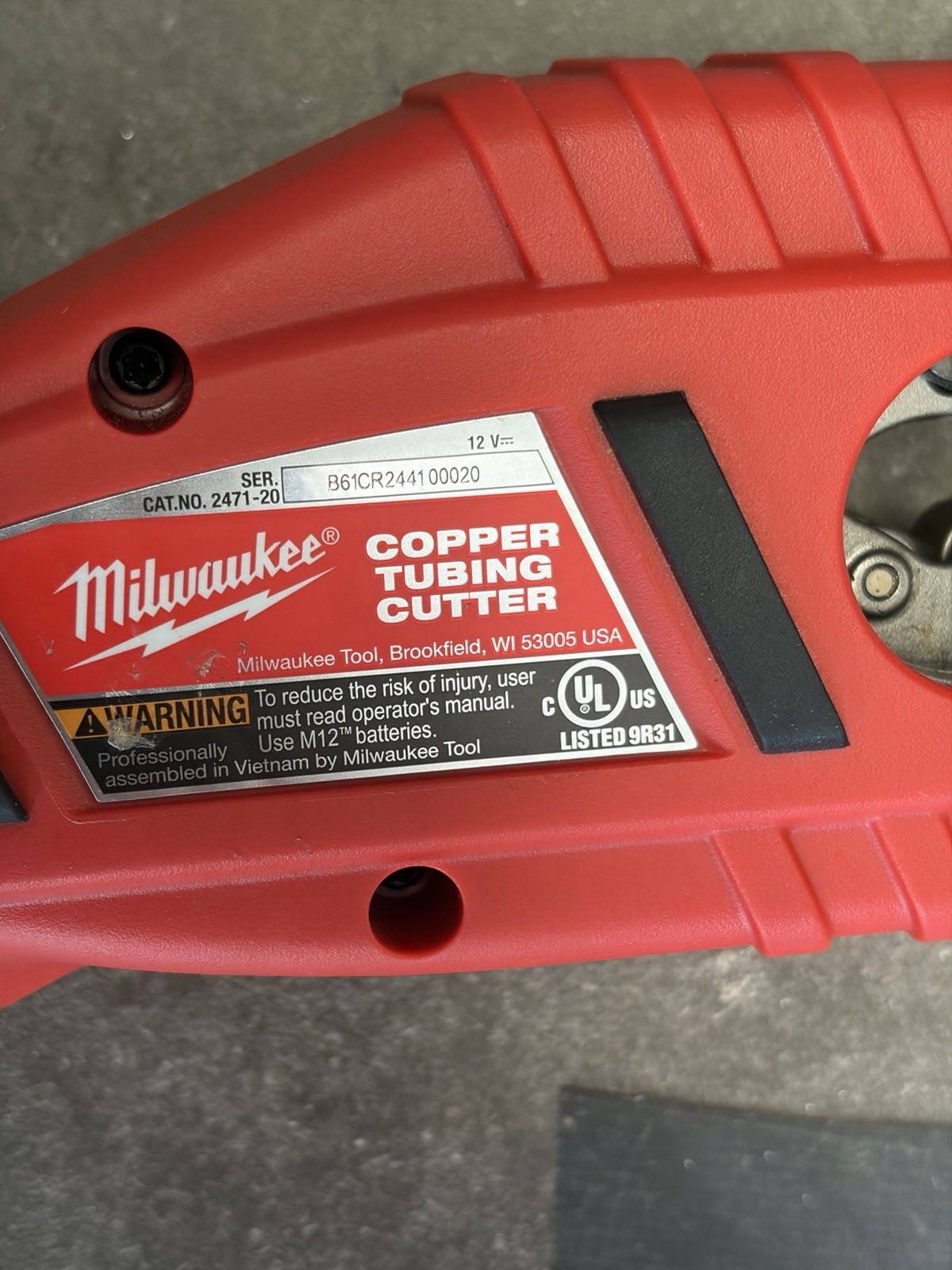 Milwaukee 2471-20 Copper Cutter, 3453-20 1/4” Impact & 2520-20 Hackzall w/ Blade