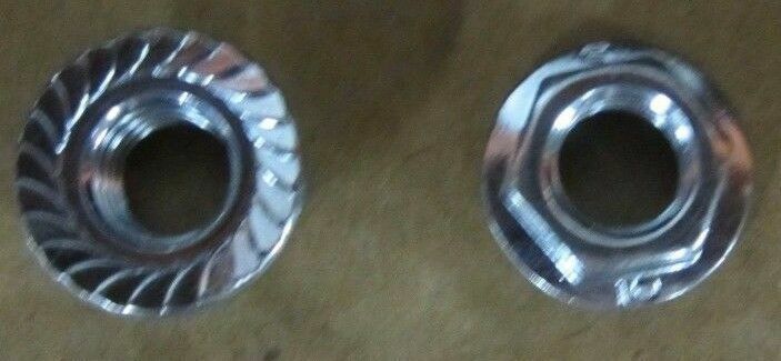 M7-1.0 Metric Serrated Flange Lock Nut Steel Zinc Plated 160pc