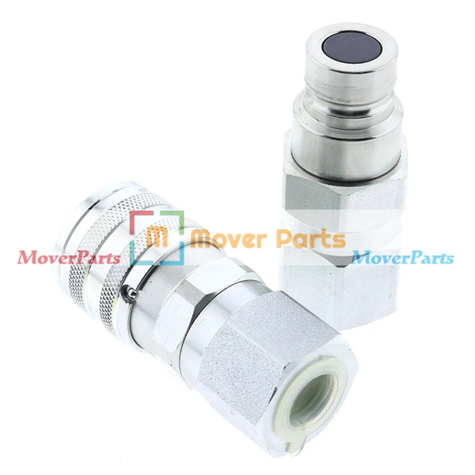 Hydraulic Flat Face Quick Coupler Set 195-6525 195-6526 for Caterpillar Loaders