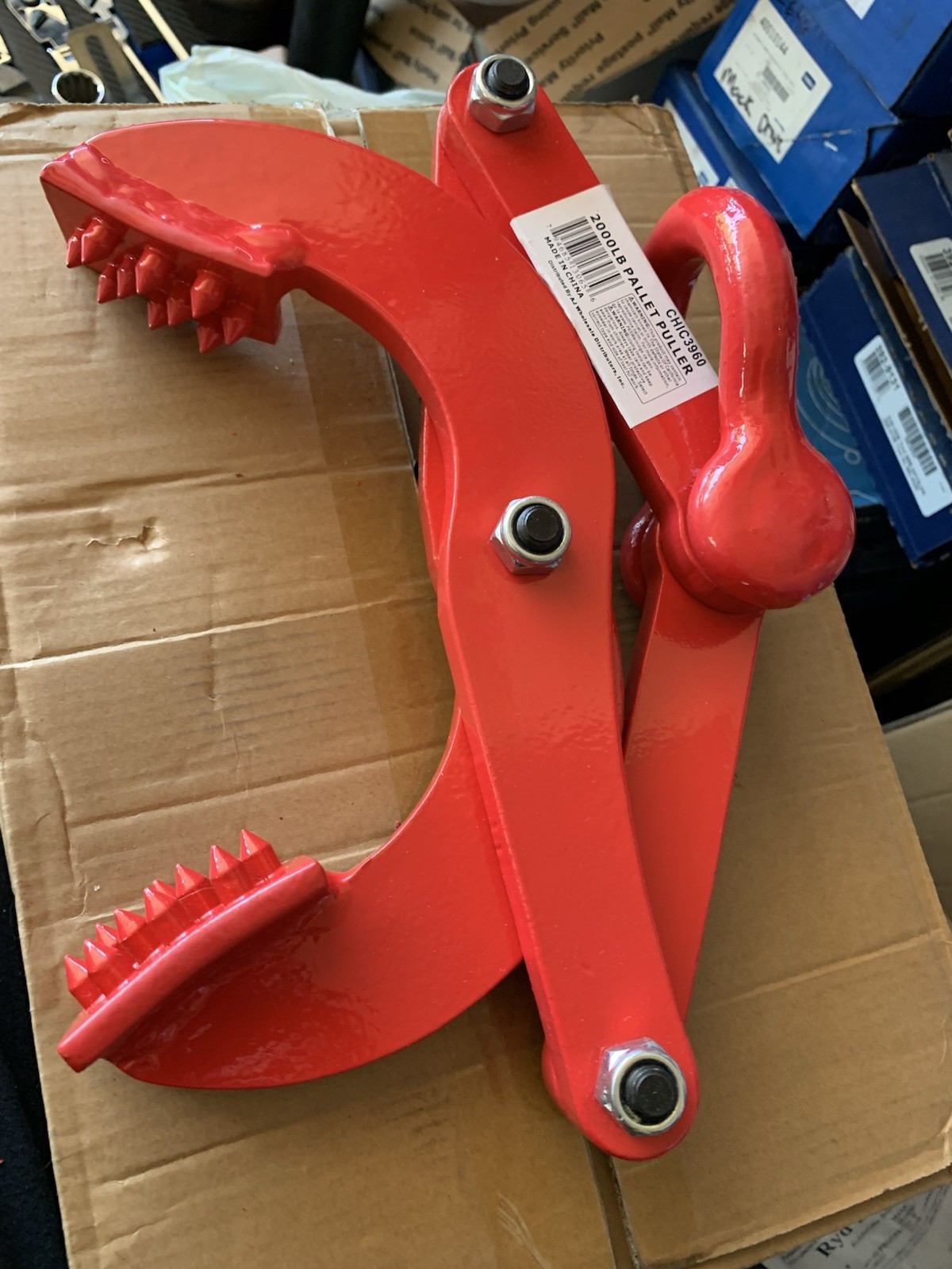 Pallet Puller Gripper Attachment