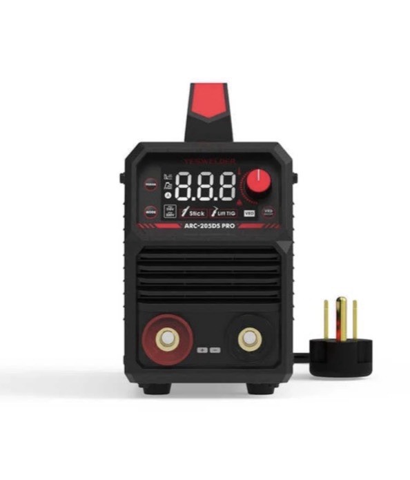 Lightweight 205Amp MMA Welder: Safe, Powerful & Easy-to-Operate with LED Display