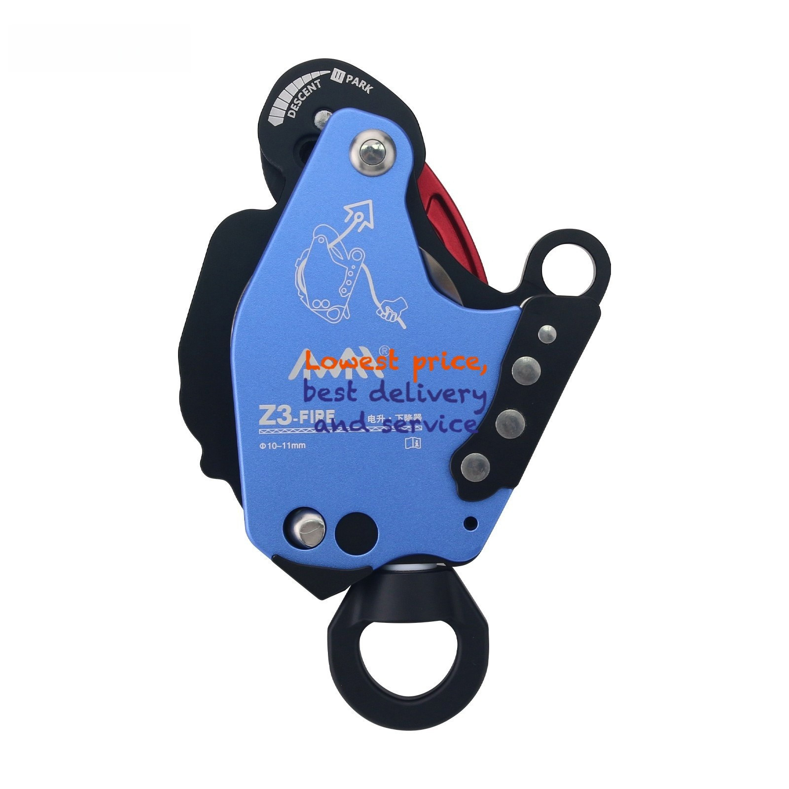 Fast delivery Z3-FIRE Ascent Descent 30kg-285kg Wokring Load With a box