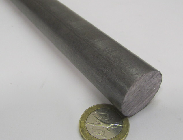 12L14 Steel Unpolished Rod Round Bar, 1.00″ Dia x 4 Foot Length