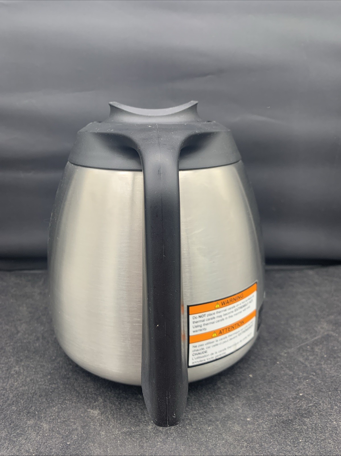 Bunn 1.9 Liter Thermal Carafe , Stainless Steel/black