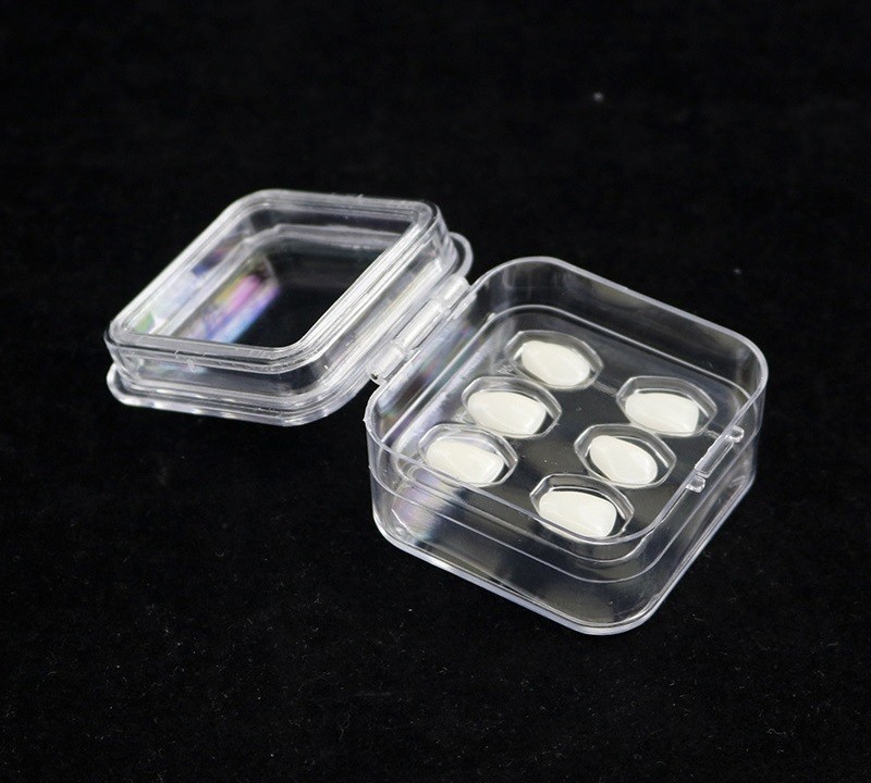 Dental Denture Hinged Display Box Film Membrane Storage Case False Teeth Case