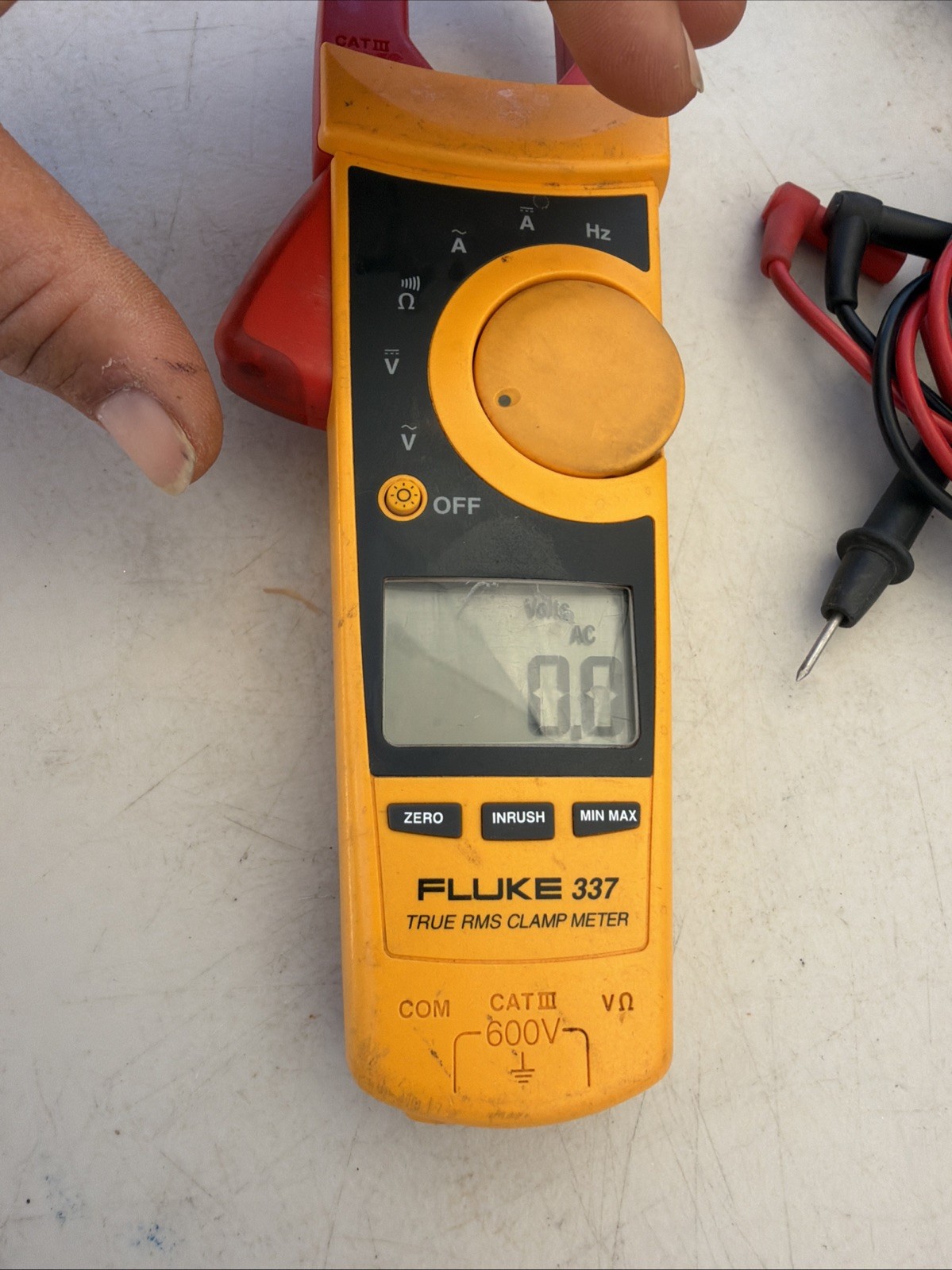 FLUKE 337 TRUE RMS CLAMP METER – With Leads And Case 🔥