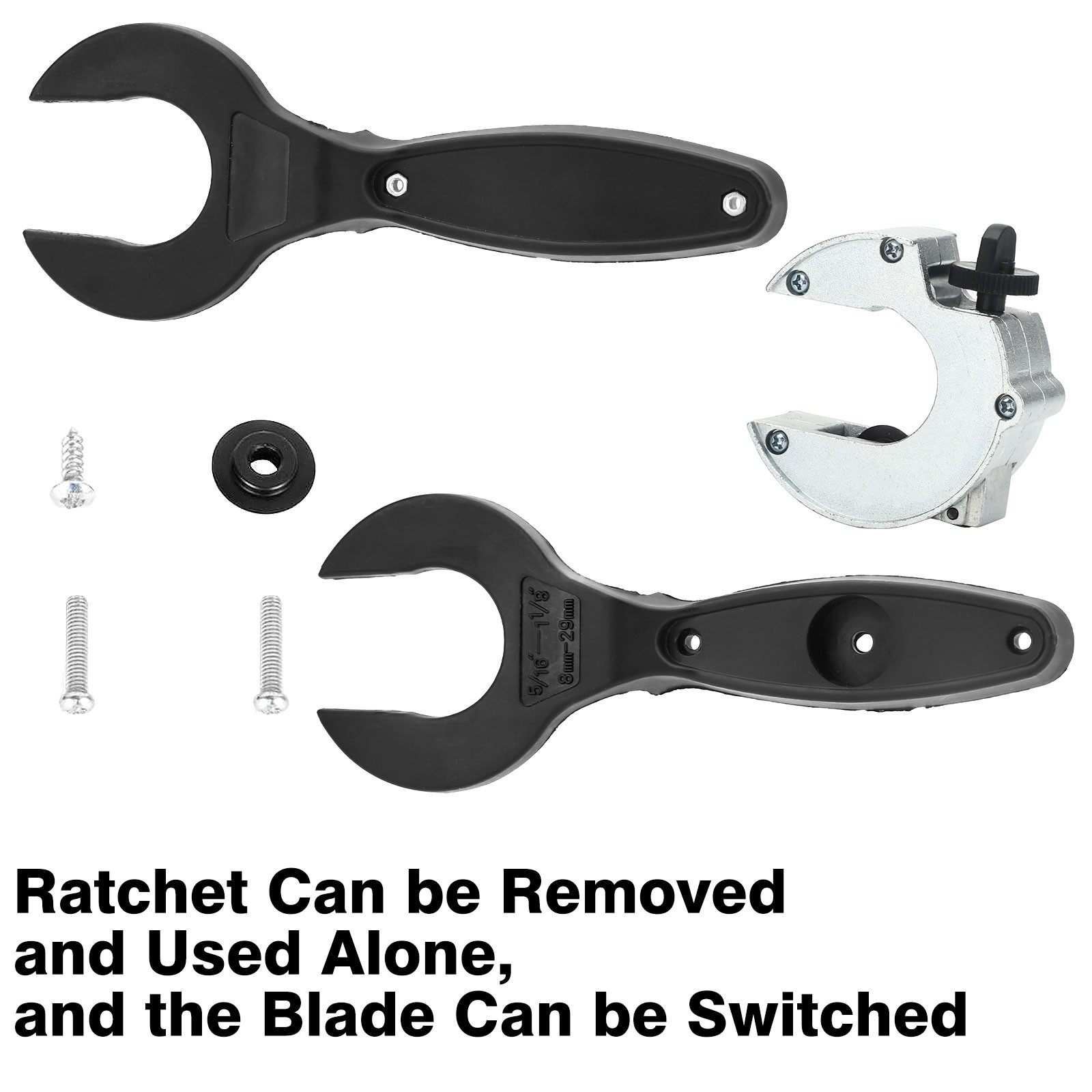 Ratchet Pipe Cutting Tool 5/16″ – 1-1/8″ PVC Copper Aluminium Tube Cutter Tool
