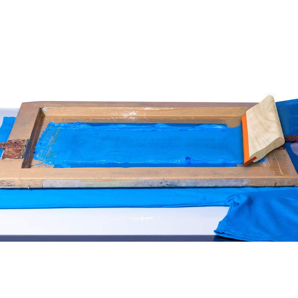 Screen Printing Squeegee Set Wooden Handle 2 Sizes