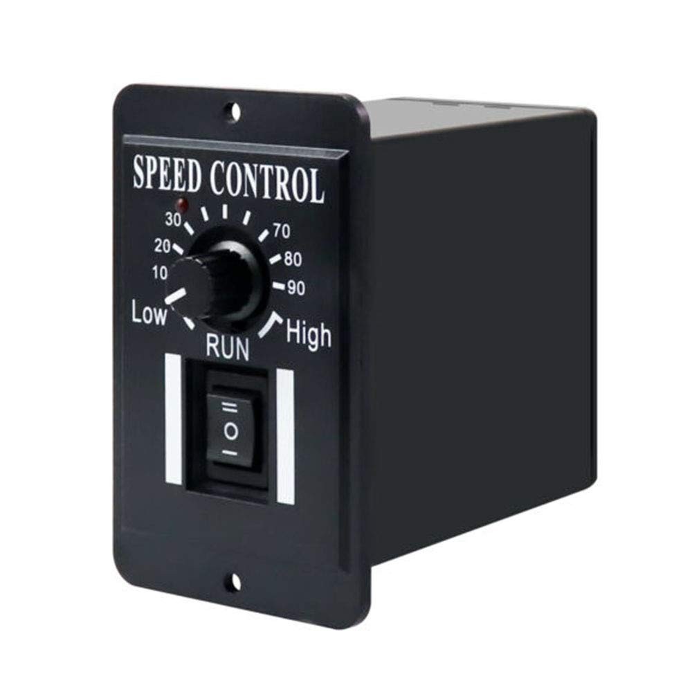 Acxico 1Pcs 12V 24V 36V 48V PWM DC Motor Speed Controller Reversible Switch 6…