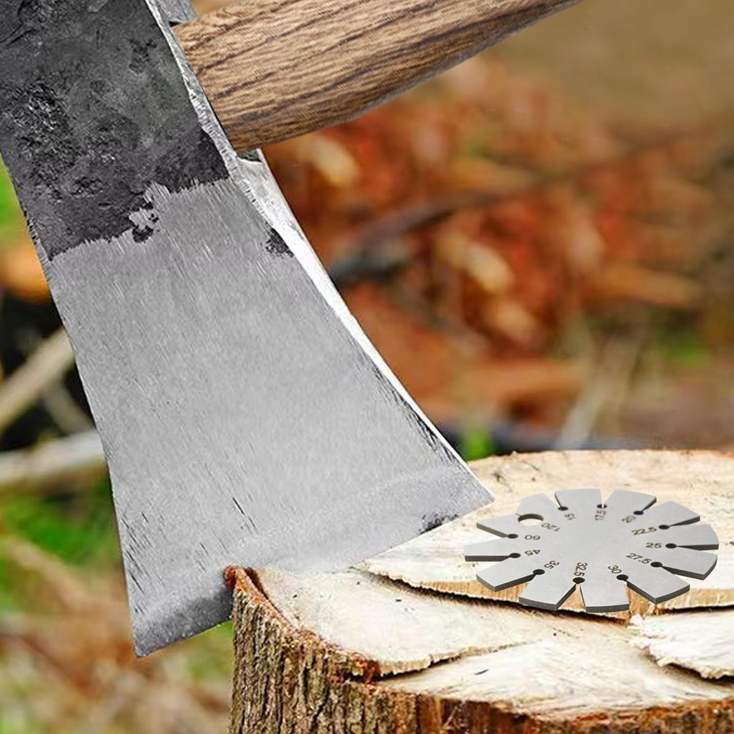 Stainless Steel Bevel Gauge – 15°-120° Knife & Axe Angle Finder | Precision Tool