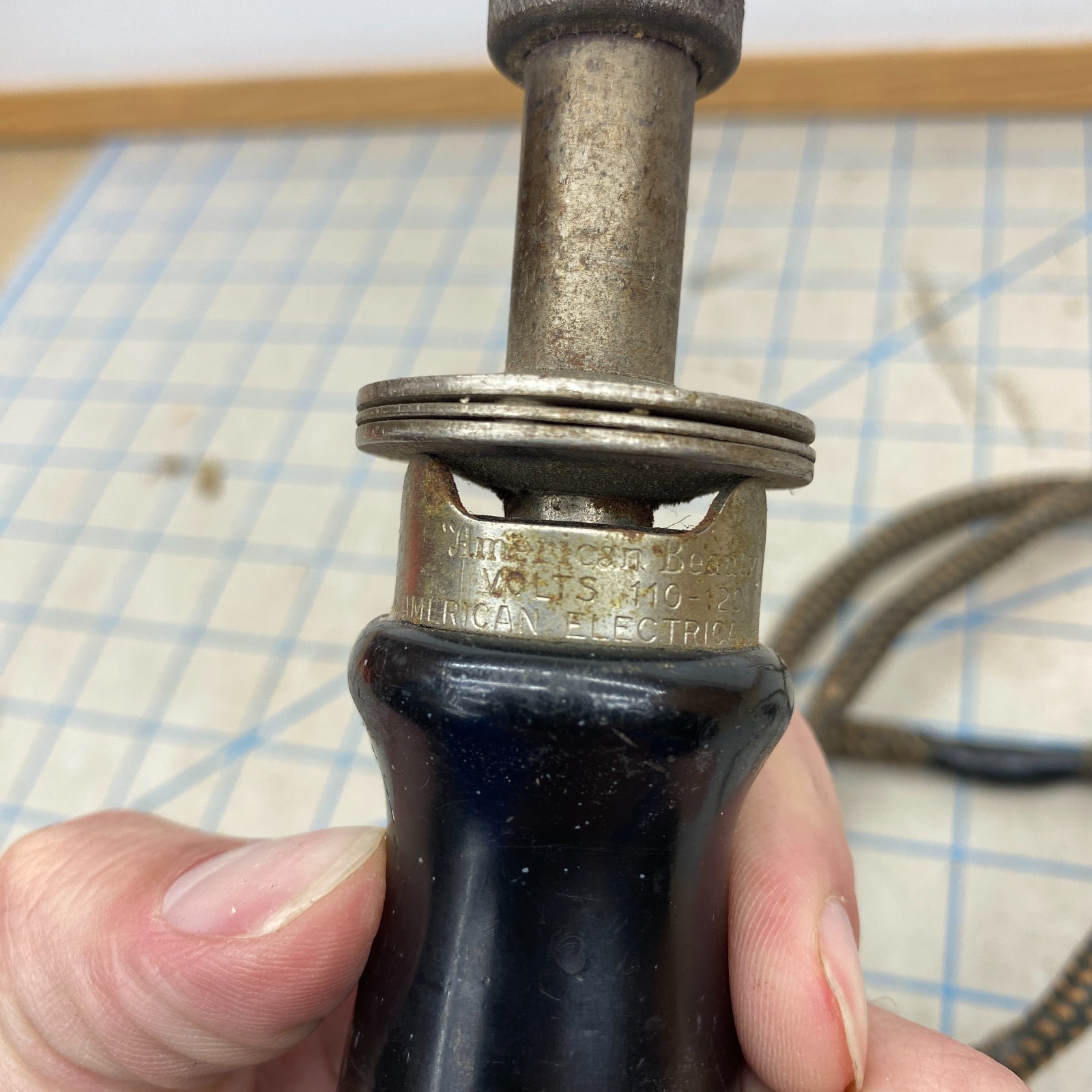 American Beauty 3138 Vintage Soldering Iron 110-120 Volt 100 Watt Detroit USA