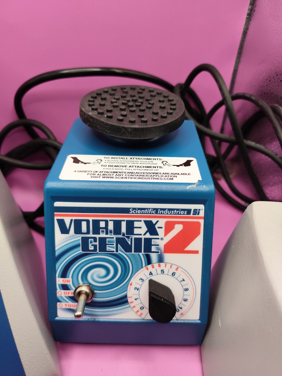 Laboratory Vortex Mixer Genie 2 VWR Fisher Biorad Benchmark TESTED WORKING