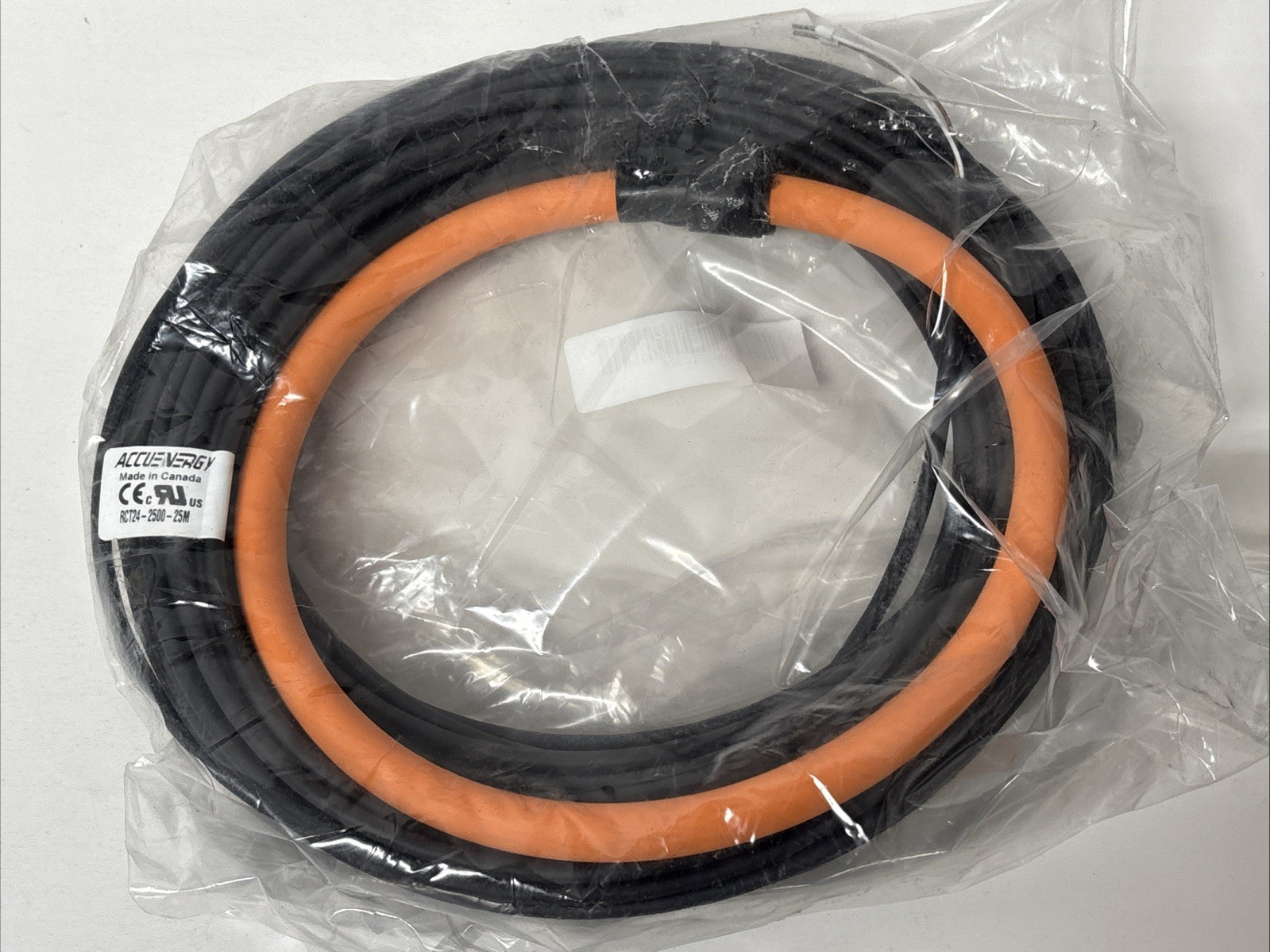 Accuenergy RCT24-2500-25M Flexible Rogowski Current Transformer 12.5A:3000A 24″