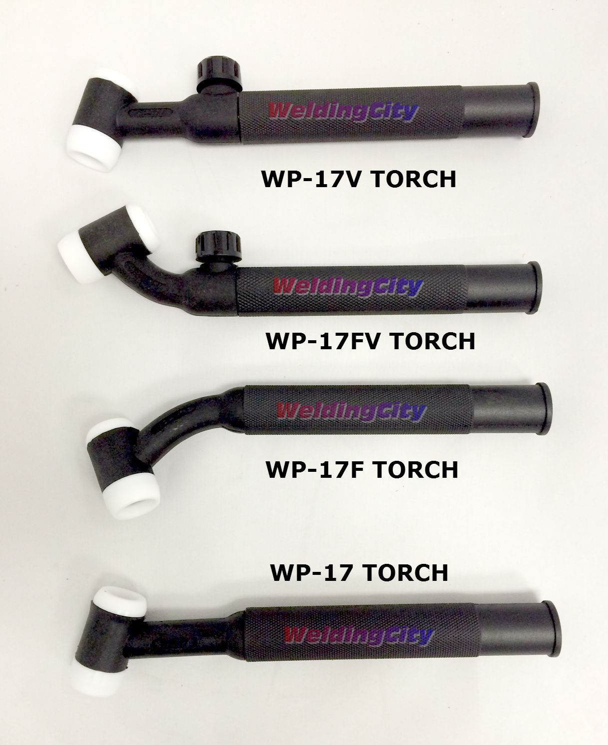 WeldingCity® TIG Welding Torch Package WP-17F Flex Head 150A 25-ft Air-Cool USA