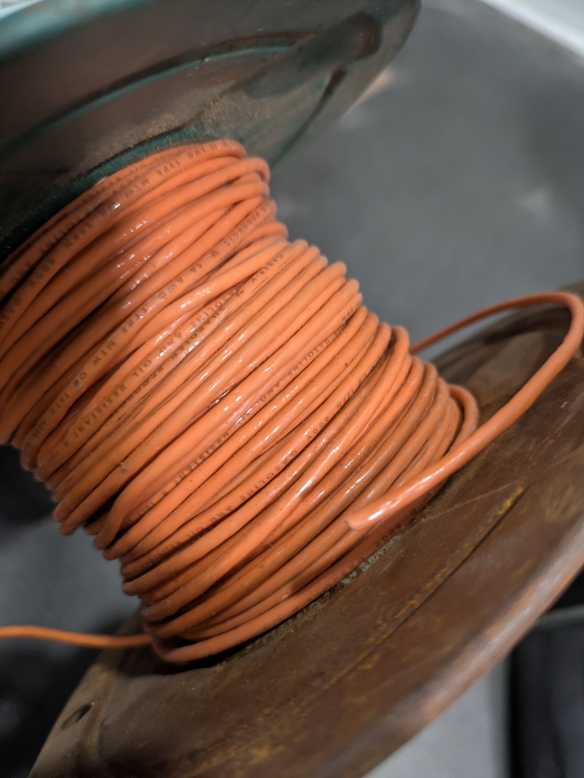 General Cable Guardian 16 AWG MTW AWM Orange Wire 600V Oil/Gas Resistant ~1.5lbs