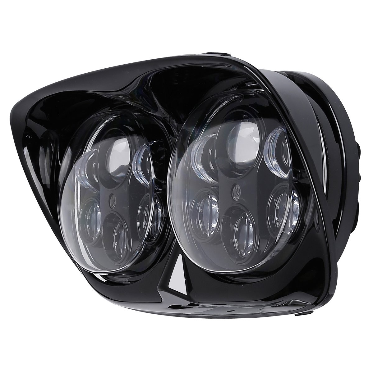Front Fairing ABS with 5.75in Dual LED Headlight For FLTR 1998-2013