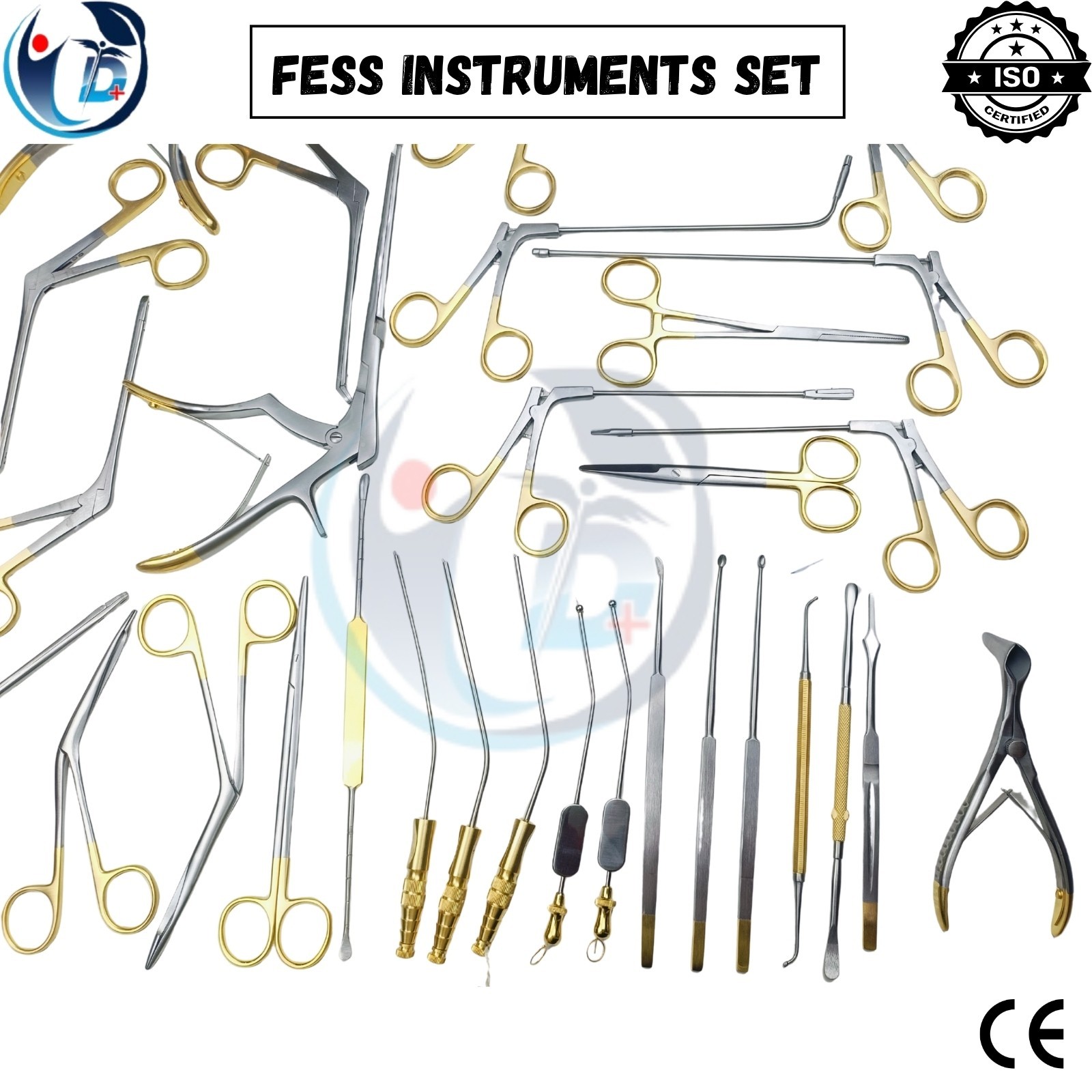 Fess Instruments Set Endoscopic Sinus Surgery ENT Instrument Set German Quality