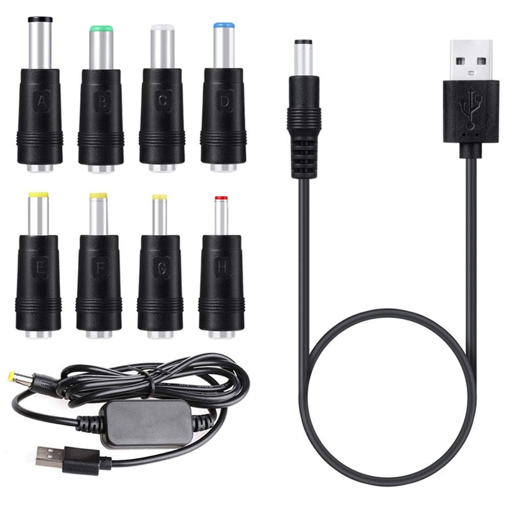 USB to DC Power Adapter Cable 5V to 12V Voltage Converter 2A Max
