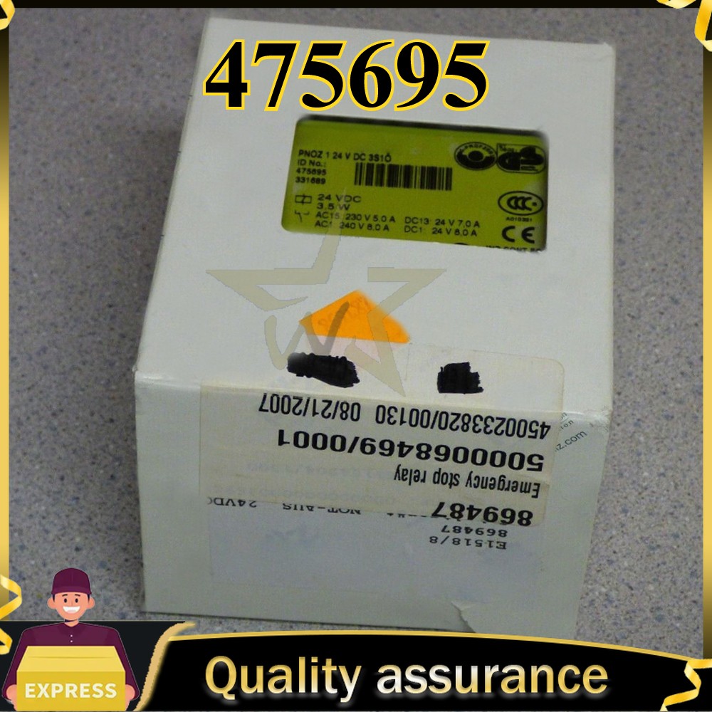 475695 New for Pilz PNOZ 1 Safety Relay 24VDC 3S10 Original Quality Goods