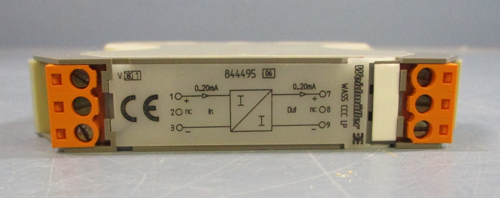Weidmuller WAS5 CCC LP Passive Isolator Screw Connection 844495 0-20mA/0-20mA