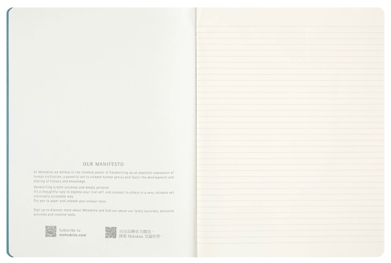 New! MOLESKINE Peanuts LINUS Ruled Notebook • 120 Pgs • Cahier Journal