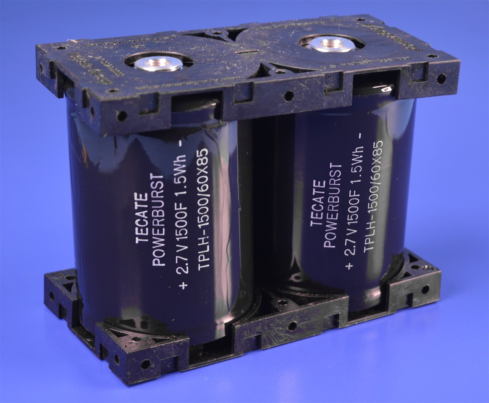 2 (Two) Tecate 1500F Powerburst Supercapacitors 100 Amps Supr low ESR=0.47 Ohms